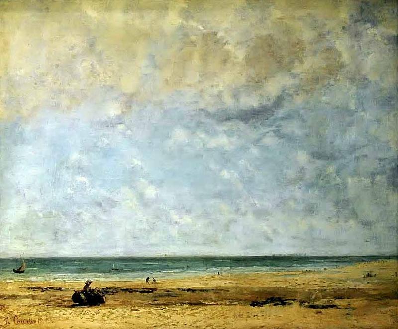 Seashore, Gustave Courbet